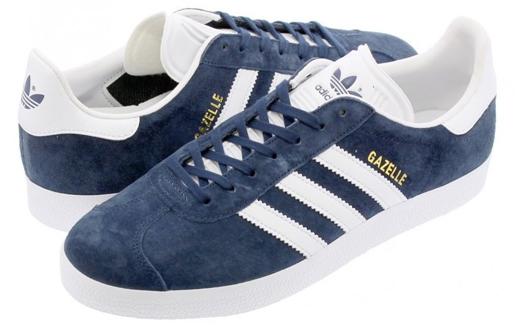 Adidas "Gazelle" Recommendation (1) Sharp and elegant: College navy and white