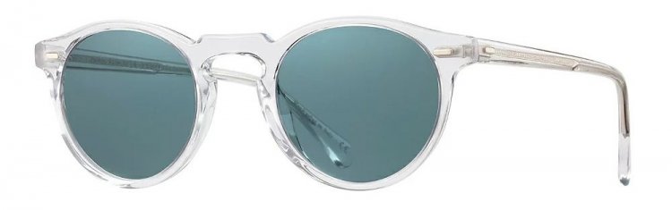OLIVER PEOPLES Clear Frame Sunglasses GREGORY PECK SUN