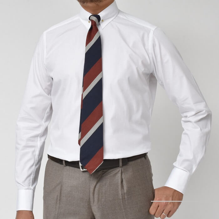 Plain white dress shirt⑬BAGUTTA dress shirt