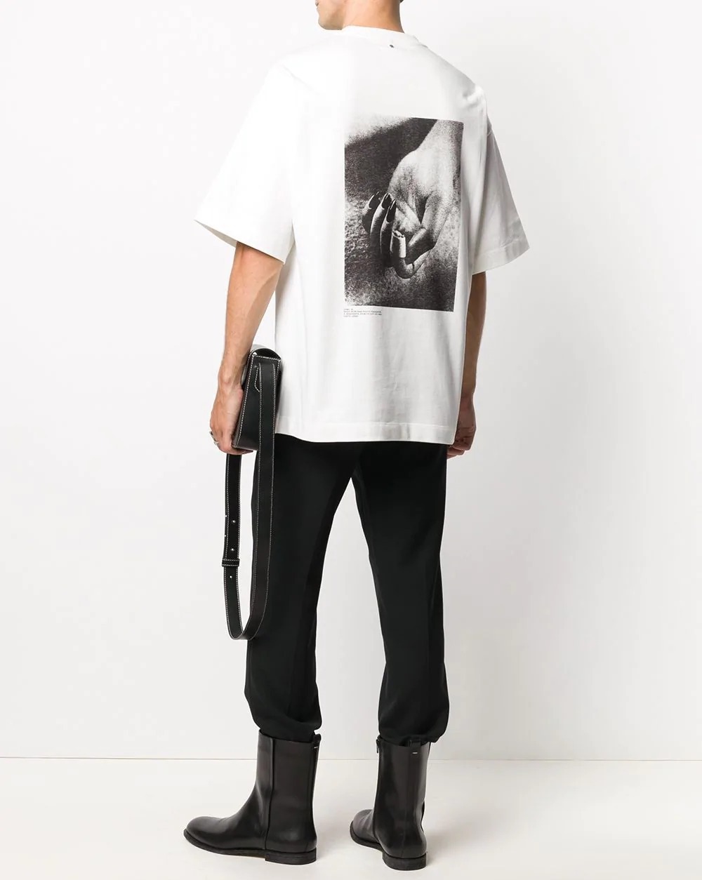 OAMC 黒　極良デザイン　Tシャツ　バックプリント　オーバーサイズ