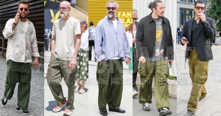 カーキパンツ コーデにフォーカス！相性の良い色合わせやメンズの旬な着こなし方とは？