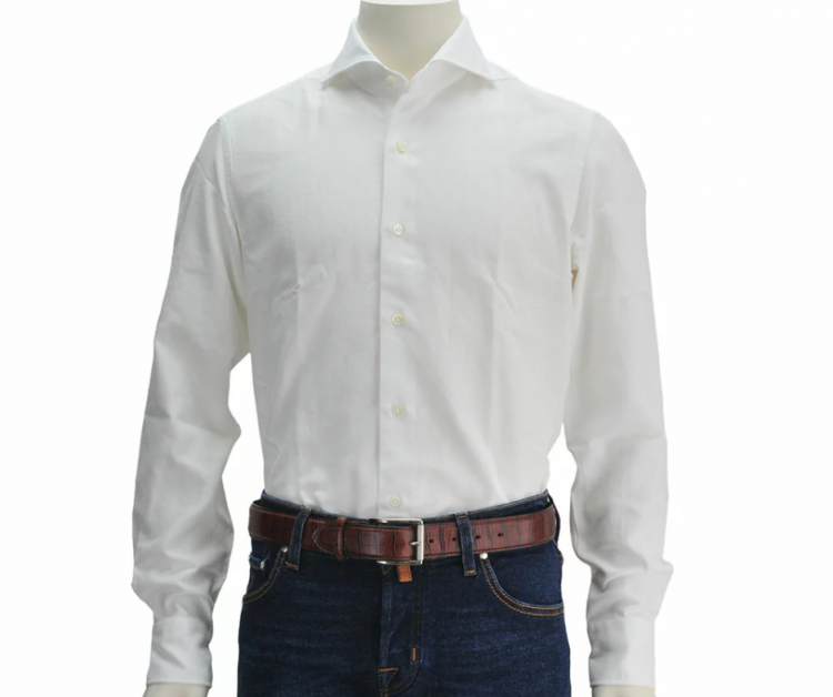 Plain White Dress Shirt Recommendation (8) giannetto Cutaway Collar Shirt