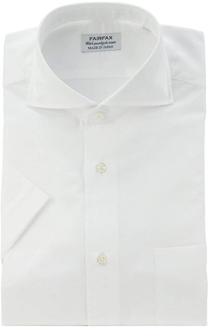Plain White Dress Shirt Recommendation⑯FAIRFAX Herringbone Cutaway Collar Shirt