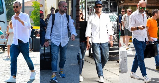 白シャツ×ジーンズ コーデ メンズ特集！デニムの男らしさに清潔感をプラスした着こなし&おすすめアイテムを紹介