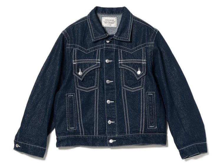FUTURE ARCHIVE "GLITTER DENIM JACKET