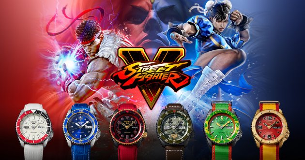 Seiko 5 Sport releases a collaboration model with “Street Fighter V” in limited quantities!