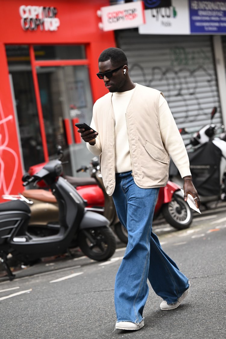 Street Style, Autumn Winter 2024, Paris Fashion Week Men's, France - 20 Jan 2024