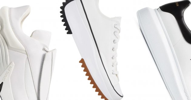 White Sneakers Special! Look out for that silhouette if you’re looking for a pair of white sneakers!