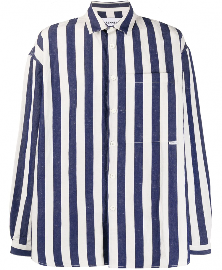 Sunnei Oversized Stripe Shirt