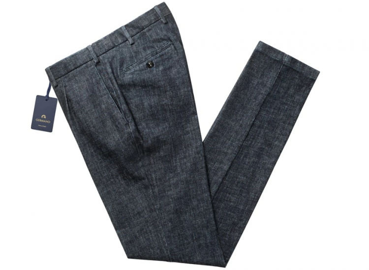 Denisura recommends ① "GERMANO 1-pleat pants 421G-9803