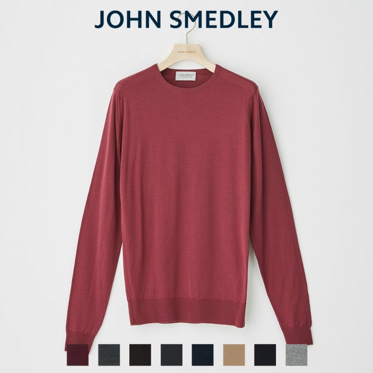 Here is a recommended crew-neck sweater! " JOHN SMEDLEY LUNDY