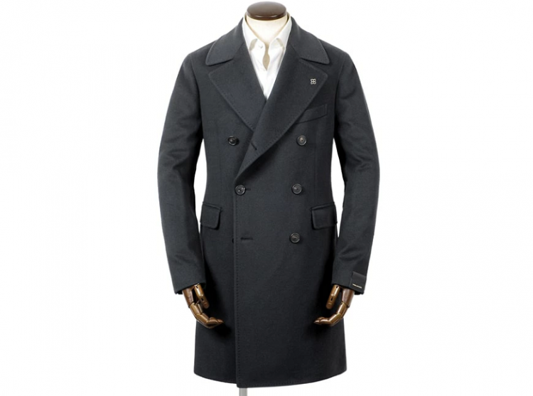 Double Coat Recommendation 5: "TAGLIATORE Wool Cashmere Polo Coat