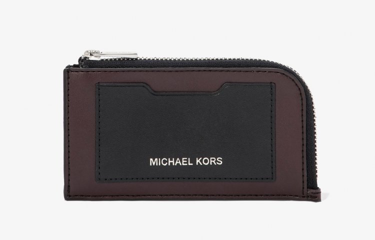 Men's Mini Wallet Thin Gusset Featured Model 7: "Michael Kors L-Zip Wallet