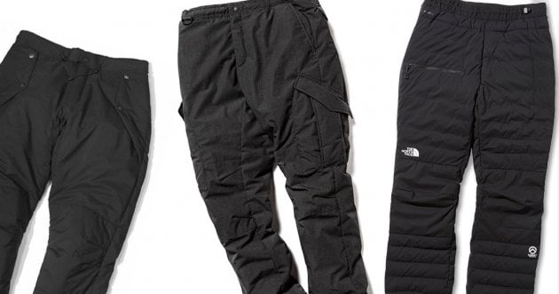 5 recommendations for “down pants” that are perfect for street wear.