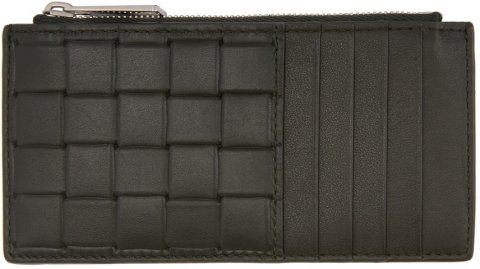 Men's Mini Wallet Thin Gusset Model 3: "BOTTEGA VENETA Printed Grid
