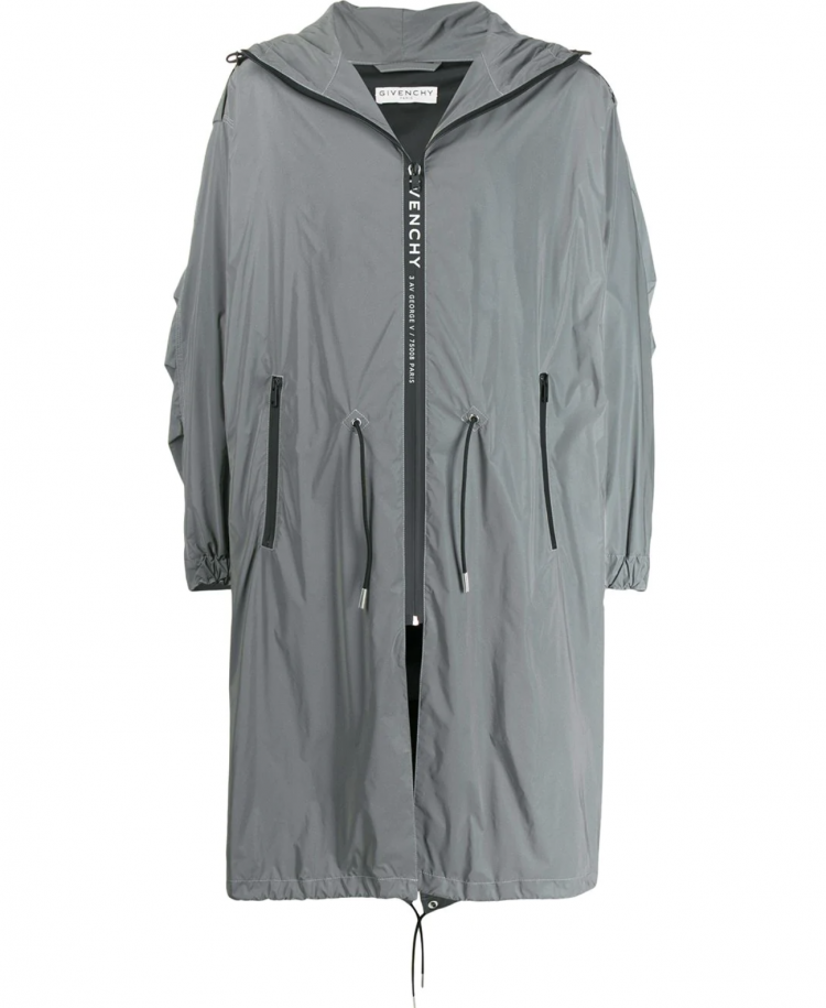 Givenchy Drawstring Parka Coat