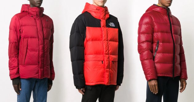 Red down jackets can be used to refresh winter coordinates. Selected recommended items!