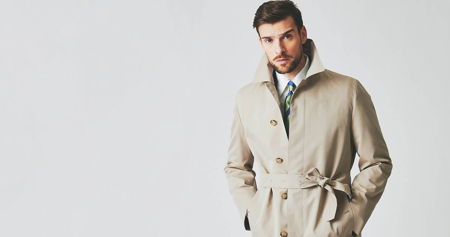 ポール スチュアートより おしゃれに花粉対策 をテーマにしたバルカラーコートが登場 メンズファッションメディア Otokomae 男前研究所