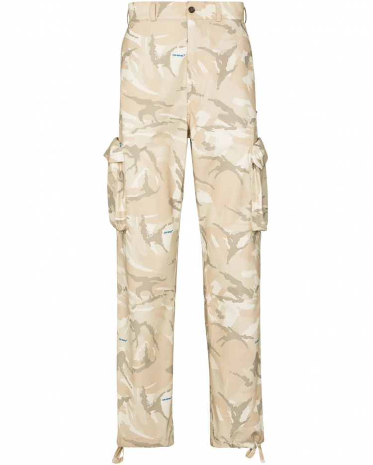 Off-White Camouflage Cargo Pants