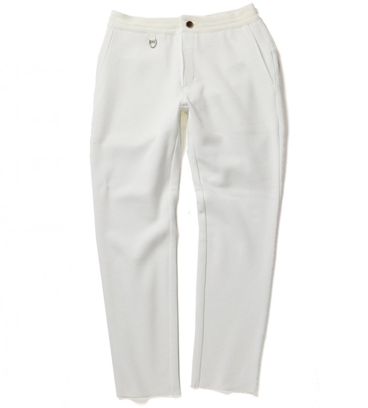 SOLIDO HONEYCOMB KNIT D-Trousers