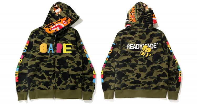 A Bathing Ape とreadymadeが再タッグ コラボ仕様のモチーフを配置した5型のアイテムが発売 メンズファッションメディア Medzdravshops 男前研究所