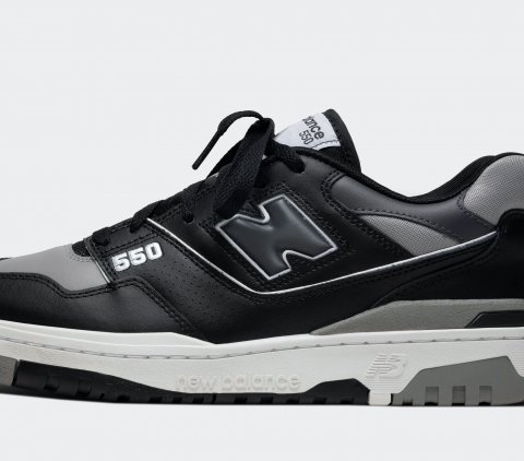 New Balance's 80's basketball shoe, the "BB550," is back again in monotone colors!