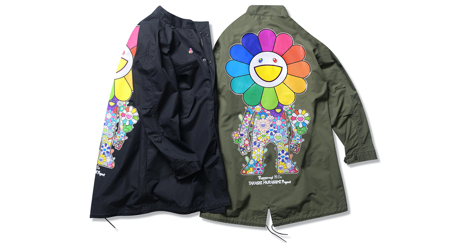 SOPH.と村上隆のコラボモッズコートが限定発売！「お花の親子」を背面