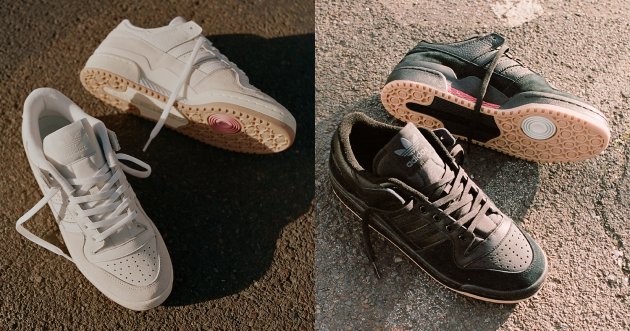 adidas Skateboarding is releasing new colors of the “FORUM 84 ADV” in chalk white and black sequentially!