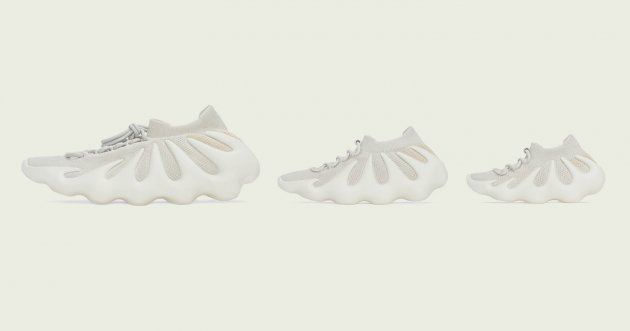 adidas + KANYE WEST presents the first German-made model ” YEEZY 450 Cloud White “!