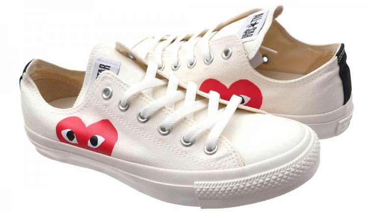 PLAY COMME des GARCONS x CONVERSE ALL STAR OX