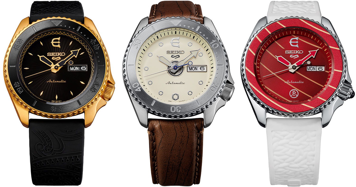 セイコー 5スポーツ「EVISEN SKATEBOARDS コラボレーション限定モデル」 発売日：2021年4月23日 SBSA105 世界限定700本  寿司 SUSHI - ブランド腕時計
