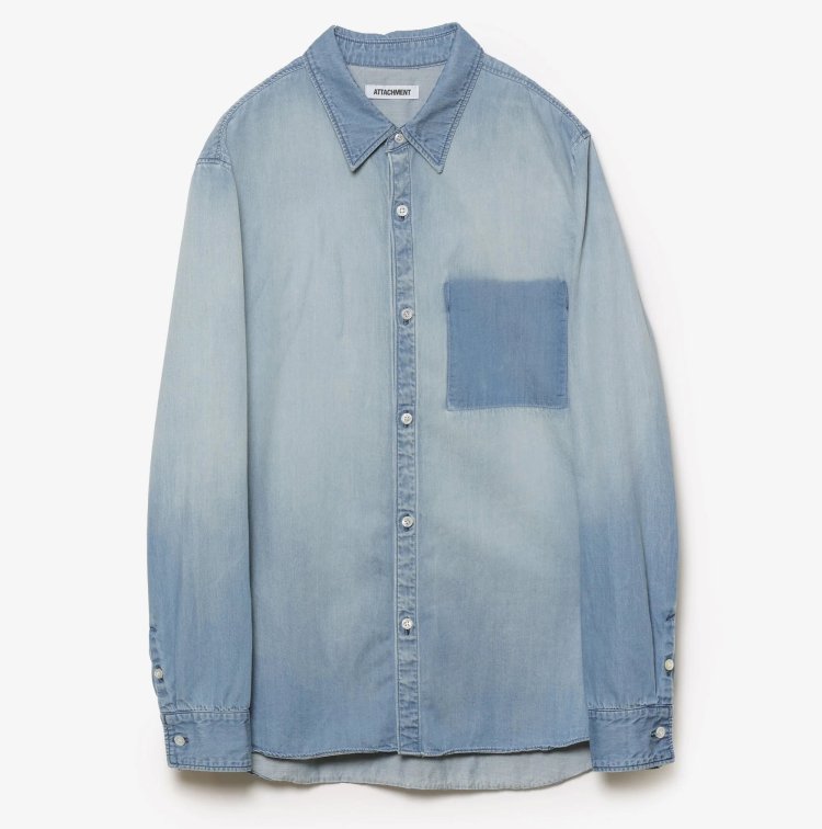 ATTACHMENT " 6 oz. denim L/S shirt
