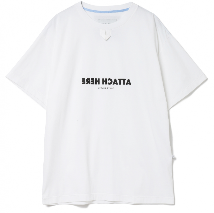 (3) "FUMITO GANRYU Taped Print T-shirt