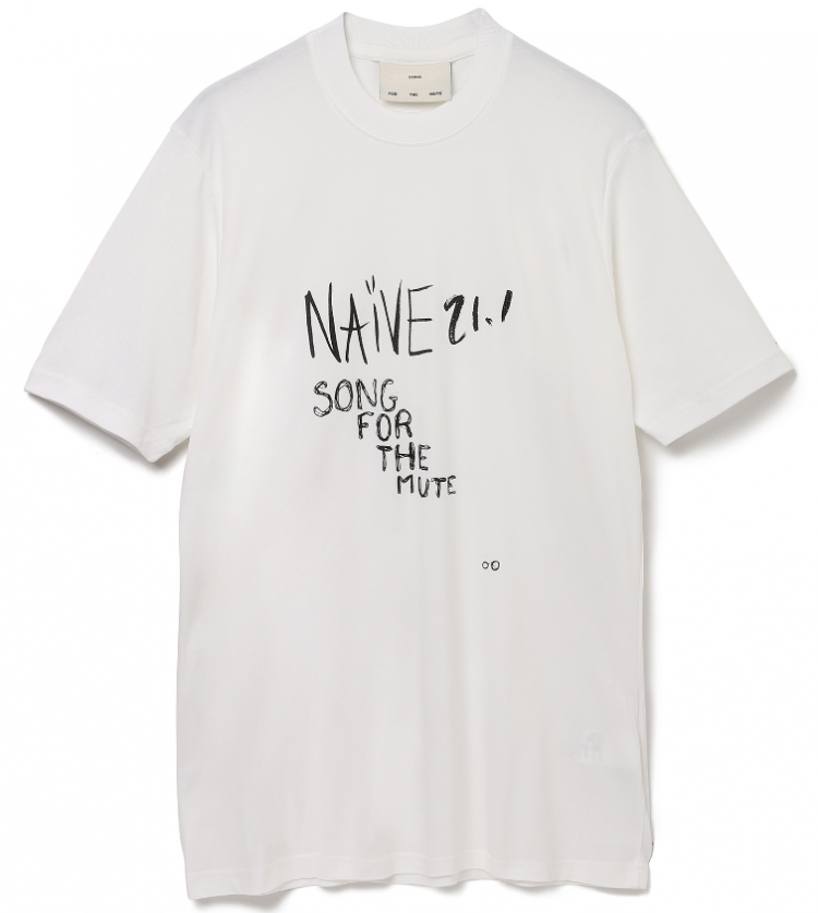4) "SONG FOR THE MUTE NAIVE 21.1 SLIM TEE"
