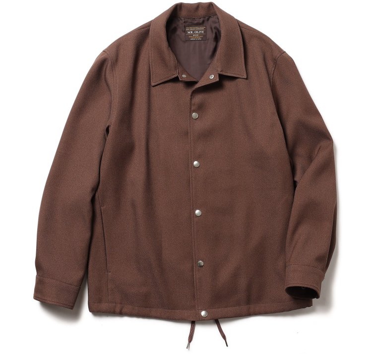 MR.OLIVE coach jacket "Simple and functional. Easy care, so it's easy to care for."