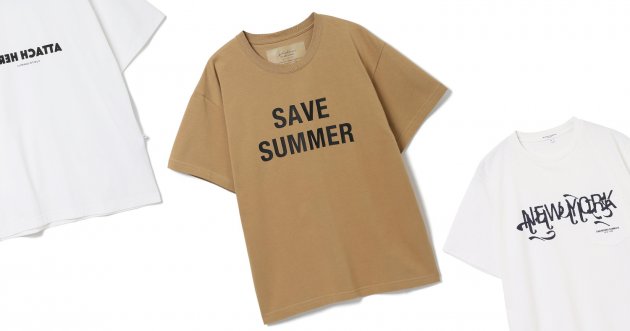 7 T-shirt recommendations with lettered designs! Pick up a model that will make a difference in your T-shirt appearance!