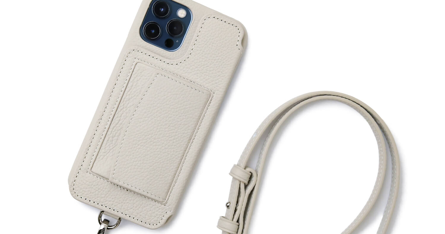 専用【未使用級】デミウルーボ iPhone14 トープ 手帳型 スマホケース