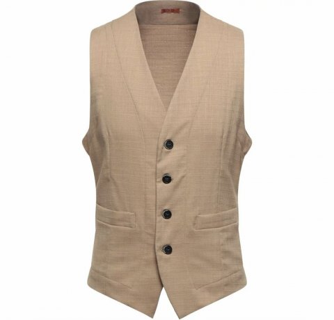 For example, a T-shirt and gilet combination like this...