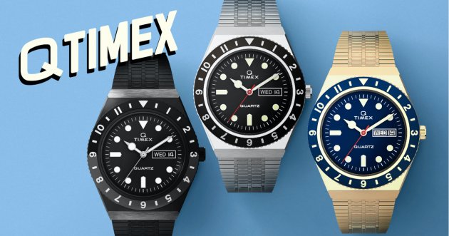 From the popular Timex “Q TIMEX” series, which sold out immediately last year, comes three new watches in new coloring!