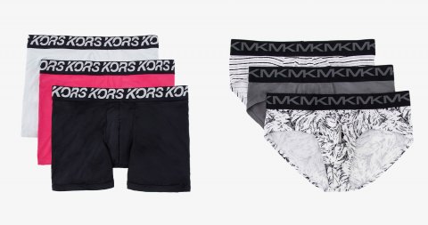 Michael Kors launches the brand's first men's underwear exclusively on its e-commerce site!