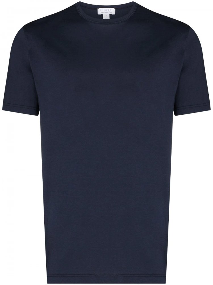 For example, a navy and white combination like this...