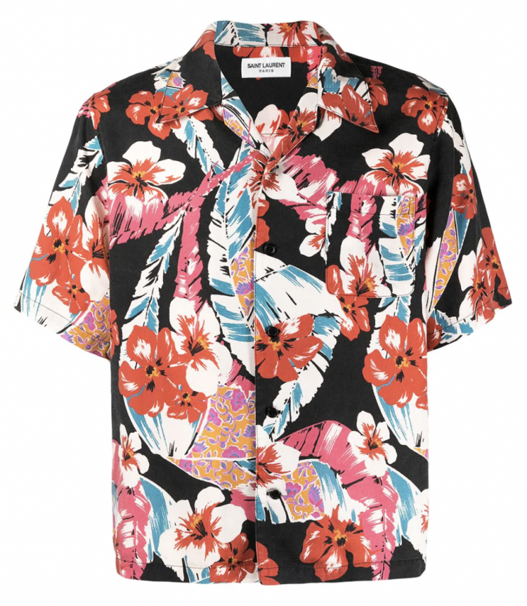 Saint Laurent Aloha Shirt