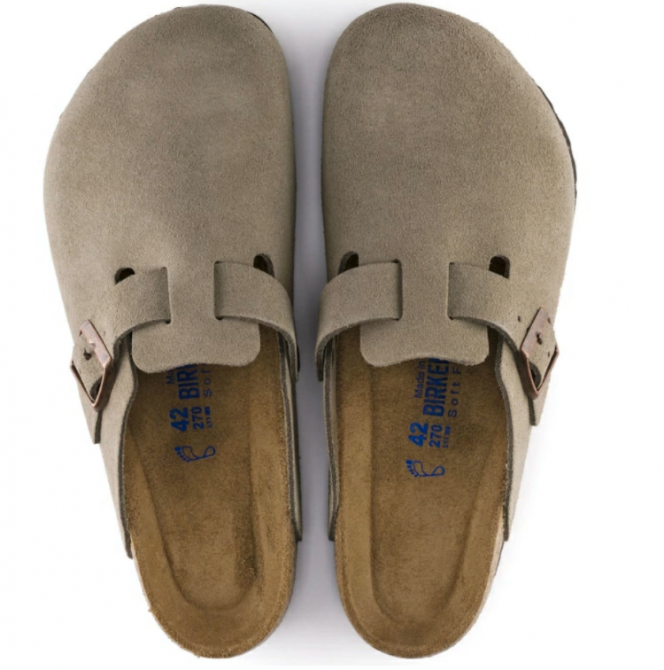 What are the three main attractions of the "Boston," Birkenstock's masterpiece of sabo sandals?