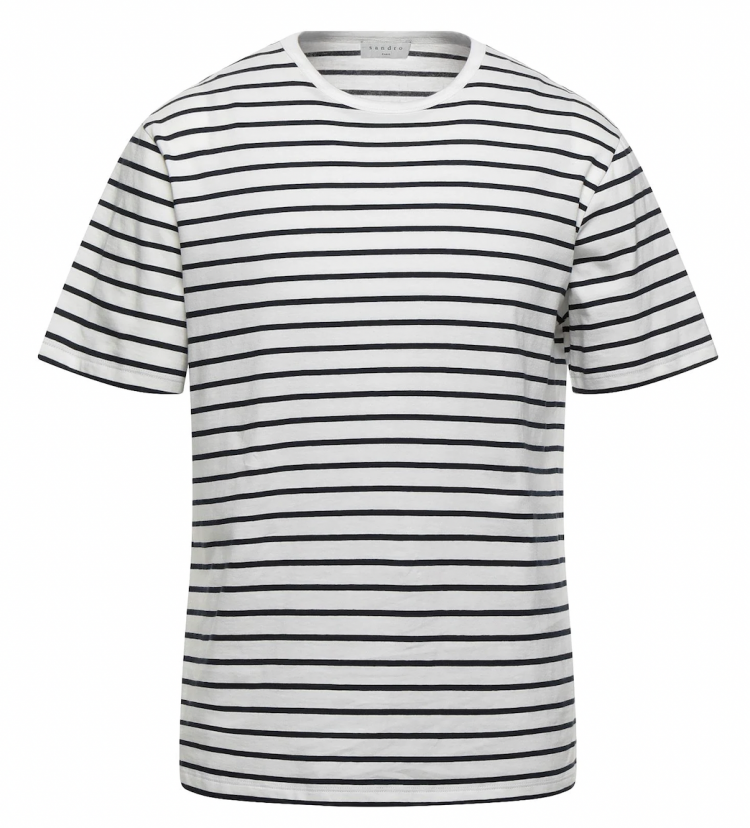 SANDRO Striped T-shirt
