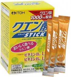 Citric Acid Supplement Recommendation 3: "Ido Kampo Pharmaceutical Citric Acid Stick