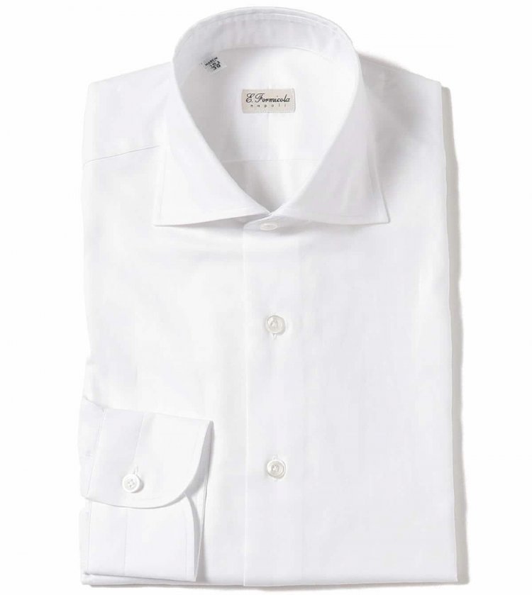 Errico Formicola, a white shirt brand.