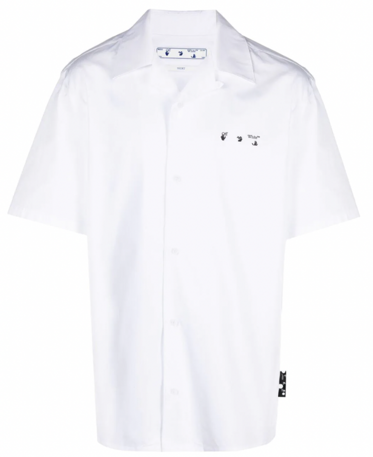 Off-White Open Collar Shirt