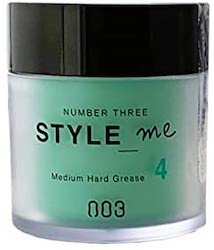 Recommended styling products for this haircut: ▶︎ "Number Three Style Me Medium Hard Grease"