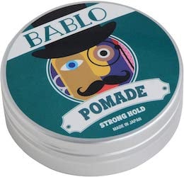 この髪型のヘアセットにおすすめのスタイリング剤▶︎「BABLO POMADO(バブロポマード) 水性グリース」