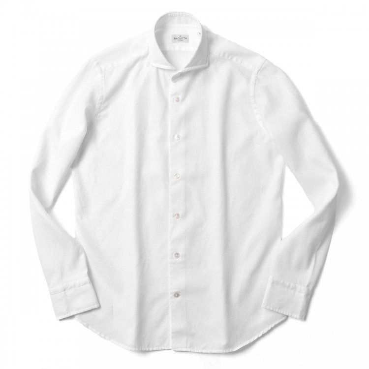 White shirt brand " Bagutta